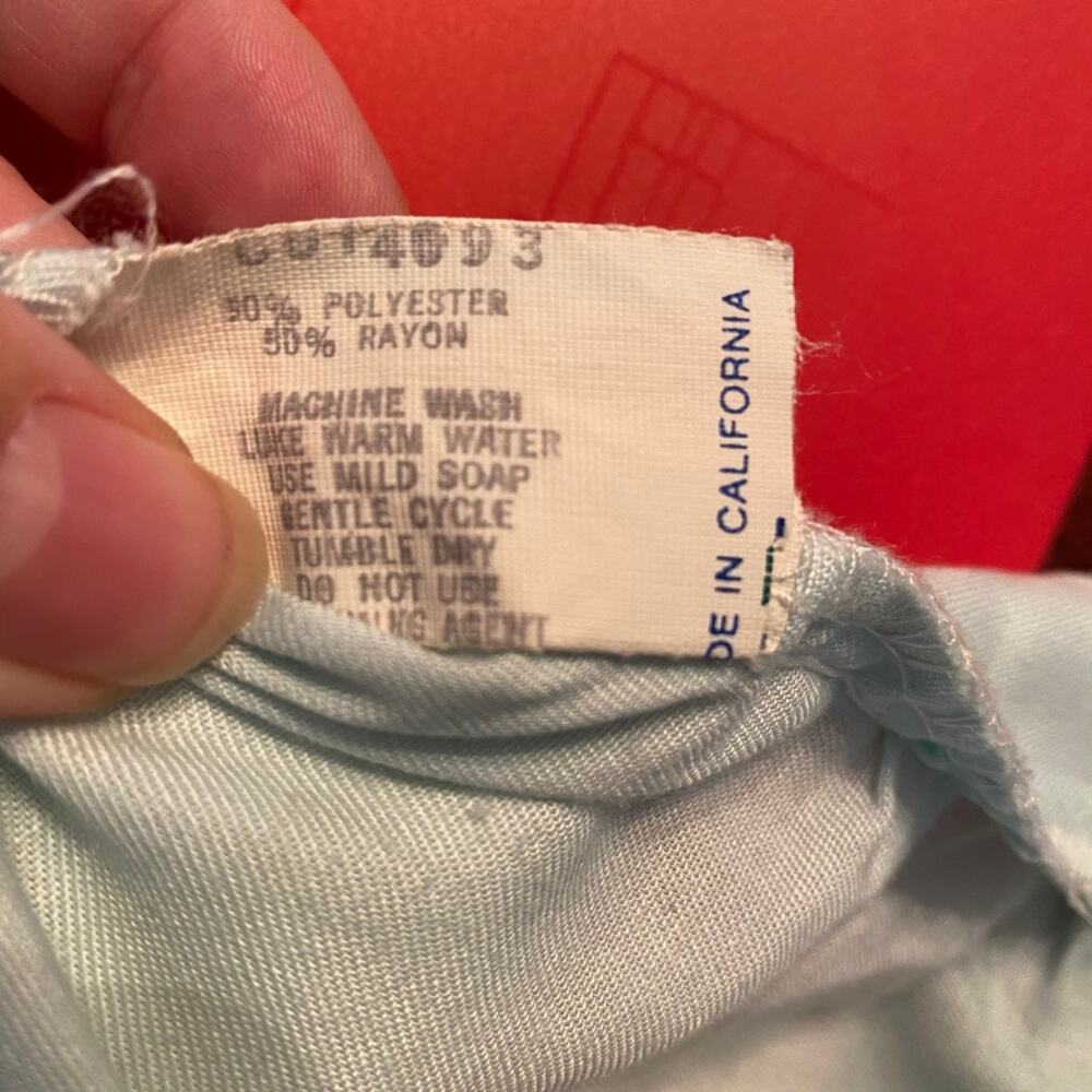 Vintage Jackie O! Blue Bird Skirt - Picture 8 of 9